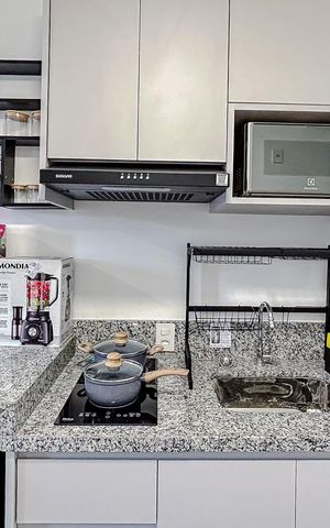 Studio para alugar com 25m², 1 quarto e sem vagaCozinha