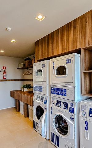 Studio para alugar com 25m², 1 quarto e sem vagaLavanderia