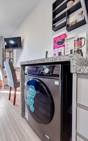 Studio para alugar com 25m², 1 quarto e sem vagaCozinha