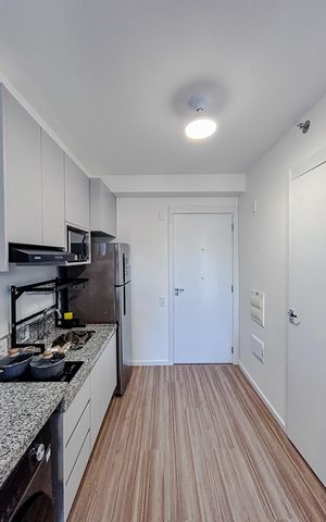 Studio para alugar com 25m², 1 quarto e sem vagaCozinha