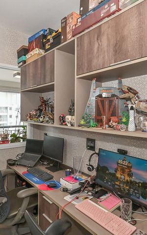 Apartamento à venda com 69m², 2 quartos e 2 vagasEscritório