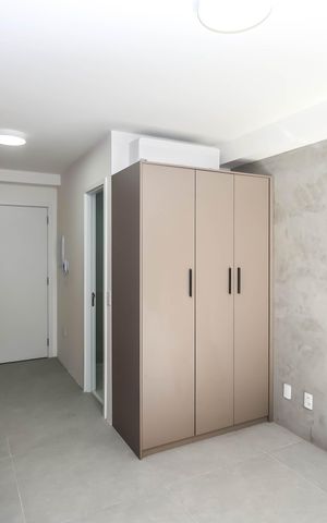 Studio à venda com 24m², 1 quarto e sem vagaQuarto e Cozinha