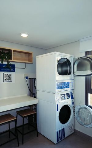 Studio à venda com 24m², 1 quarto e sem vagaLavanderia