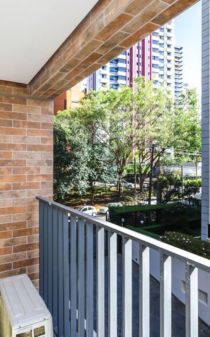 Studio à venda com 24m², 1 quarto e sem vagaVaranda