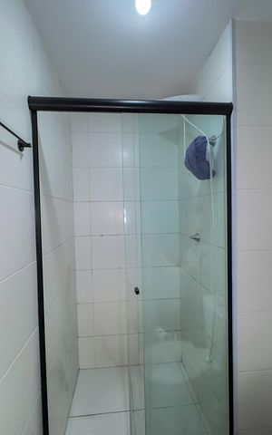 Apartamento para alugar com 31m², 1 quarto e sem vagaBanheiro da Suíte
