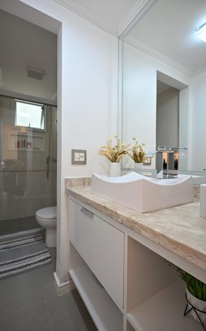 Apartamento à venda com 105m², 3 quartos e 2 vagasBanheiro