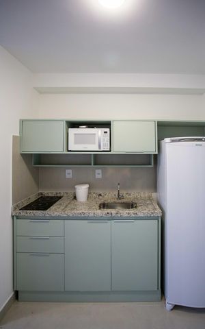 Studio à venda com 21m², 1 quarto e sem vagaQuarto/Cozinha