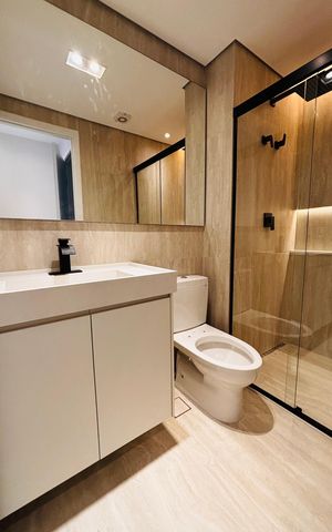 Apartamento para alugar com 124m², 3 quartos e 2 vagas Apartamento para alugar com 124m², 3 quartos e 2 vagasBanheiro suíte 1