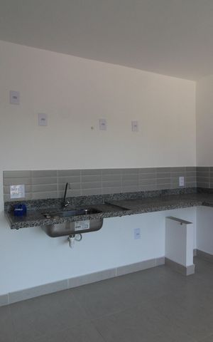 Studio à venda com 32m², 1 quarto e 1 vagaSala - Cozinha