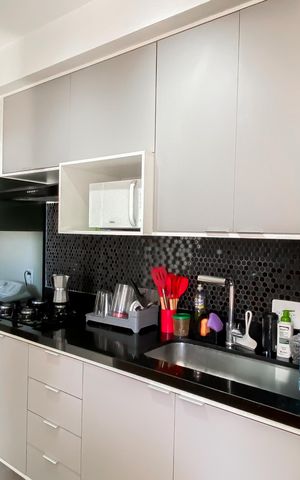 Apartamento para alugar com 36m², 2 quartos e 1 vagaCozinha 