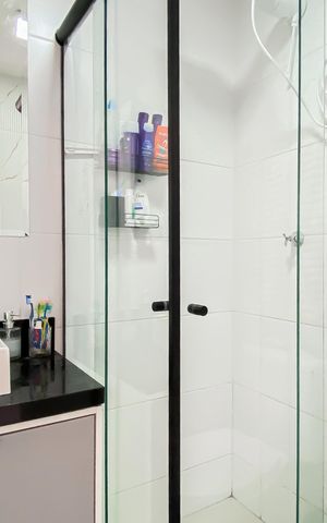 Apartamento para alugar com 36m², 2 quartos e 1 vagaBanheiro 