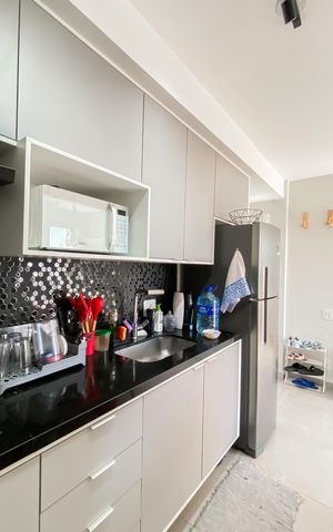 Apartamento para alugar com 36m², 2 quartos e 1 vagaCozinha 
