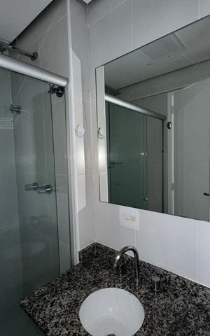Apartamento para alugar com 72m², 2 quartos e 1 vaga Apartamento para alugar com 72m², 2 quartos e 1 vagaBanheiro da Suíte