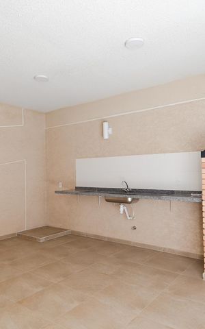 Apartamento à venda com 43m², 2 quartos e 1 vagaChurrasqueira
