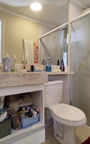 Apartamento para alugar com 86m², 3 quartos e 1 vaga Apartamento para alugar com 86m², 3 quartos e 1 vagaBanheiro da Suíte