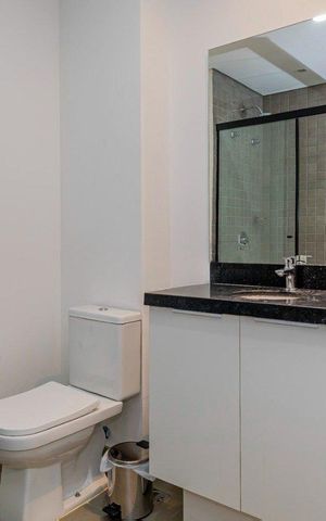 Apartamento para alugar com 27m², 1 quarto e sem vaga Apartamento para alugar com 27m², 1 quarto e sem vagaBanheiro