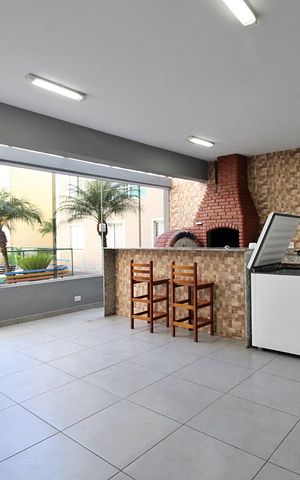 Apartamento para alugar com 50m², 2 quartos e 1 vagaÁrea comum - Churrasqueira