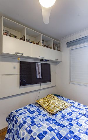 Apartamento à venda com 97m², 3 quartos e 2 vagas Apartamento à venda com 97m², 3 quartos e 2 vagasQuarto 2