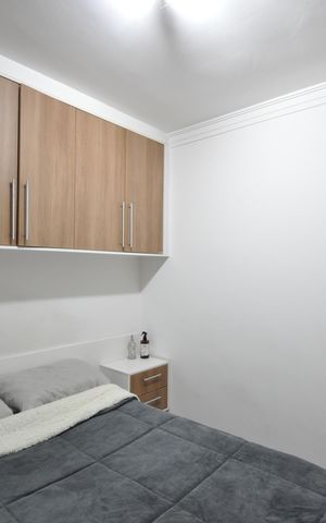 Apartamento à venda com 47m², 2 quartos e 1 vagaQuarto 1