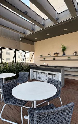 Studio para alugar com 35m², 1 quarto e sem vagaArea Gourmet