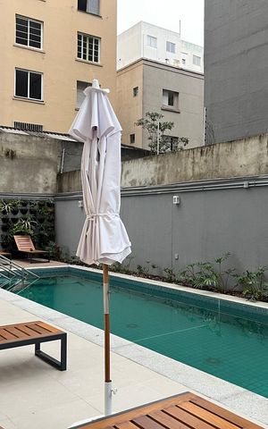 Apartamento para alugar com 25m², 1 quarto e sem vaga Apartamento para alugar com 25m², 1 quarto e sem vagaÁrea comum - Piscina