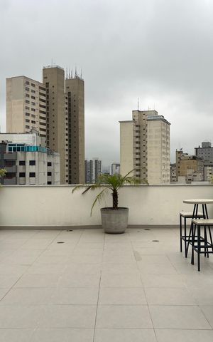 Apartamento para alugar com 25m², 1 quarto e sem vaga Apartamento para alugar com 25m², 1 quarto e sem vagaCobertura