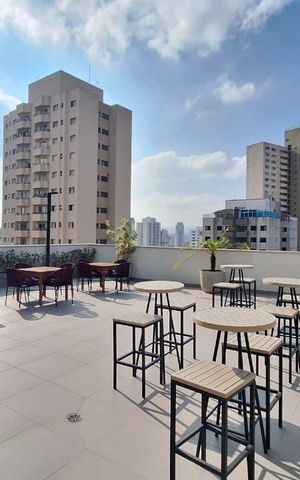 Apartamento para alugar com 24m², 1 quarto e sem vaga Apartamento para alugar com 24m², 1 quarto e sem vagaTerraço