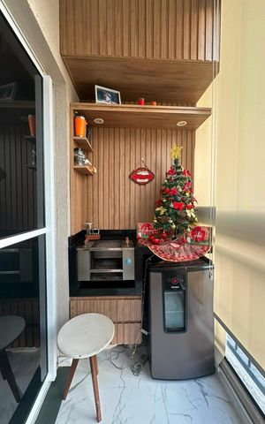 Apartamento para alugar com 45m², 2 quartos e sem vagaVaranda