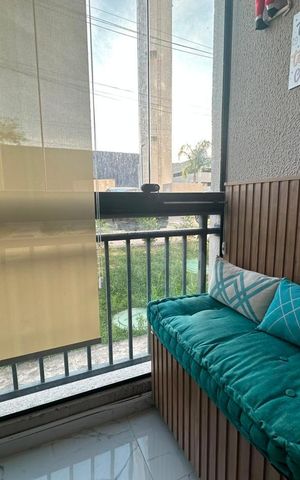 Apartamento para alugar com 45m², 2 quartos e sem vagaVaranda