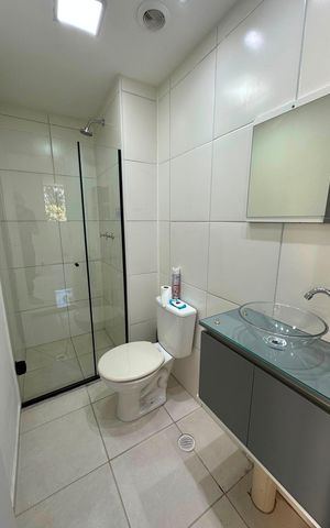 Apartamento para alugar com 35m², 2 quartos e sem vagaBanheiro