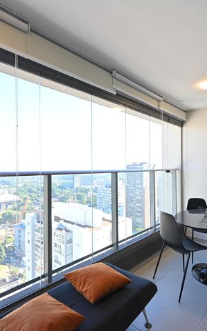 Apartamento para alugar com 43m², 1 quarto e 1 vagaVaranda 