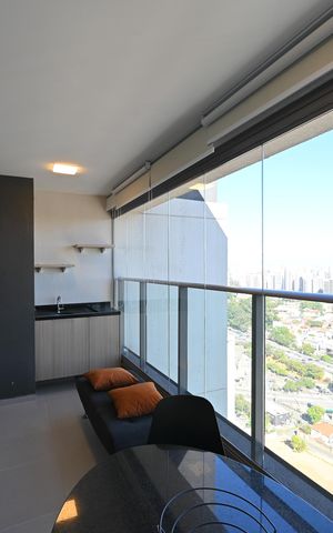 Apartamento para alugar com 43m², 1 quarto e 1 vagaVaranda