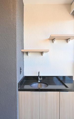 Apartamento para alugar com 43m², 1 quarto e 1 vagaVaranda