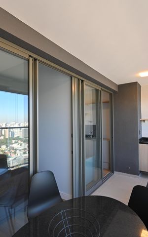 Apartamento para alugar com 43m², 1 quarto e 1 vagaVaranda