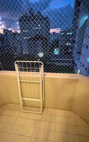 Apartamento para alugar com 40m², 1 quarto e 1 vagaVaranda