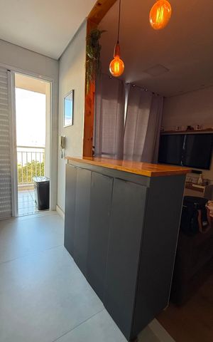 Apartamento à venda com 56m², 2 quartos e 1 vaga Apartamento à venda com 56m², 2 quartos e 1 vagaSala