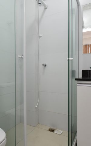 Studio para alugar com 22m², 1 quarto e sem vagaBanheiro do Studio