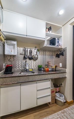 Apartamento à venda com 40m², 1 quarto e 1 vaga Apartamento à venda com 40m², 1 quarto e 1 vagaCozinha