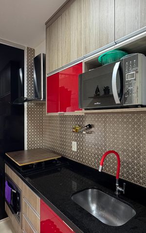 Apartamento à venda com 49m², 2 quartos e 1 vaga Apartamento à venda com 49m², 2 quartos e 1 vagaCozinha e Área de Serviço