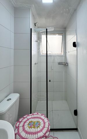 Apartamento à venda com 49m², 2 quartos e 1 vaga Apartamento à venda com 49m², 2 quartos e 1 vagaBanheiro Social