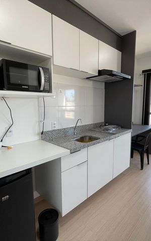 Studio para alugar com 25m², 1 quarto e sem vaga Studio para alugar com 25m², 1 quarto e sem vagaStudio/Cozinha