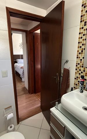 Apartamento à venda com 65m², 2 quartos e 1 vagaBanheiro Social