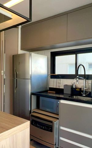 Apartamento à venda com 70m², 1 quarto e 2 vagas Apartamento à venda com 70m², 1 quarto e 2 vagasCozinha