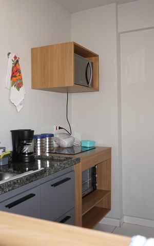 Apartamento para alugar com 45m², 2 quartos e 1 vagaÁrea comum - Salão de festas