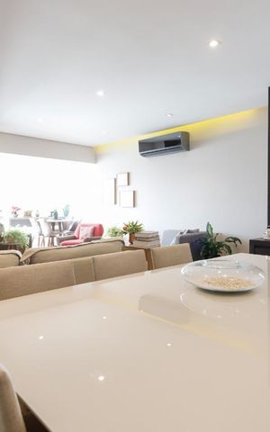 Apartamento à venda com 157m², 3 quartos e 3 vagas Apartamento à venda com 157m², 3 quartos e 3 vagasSala