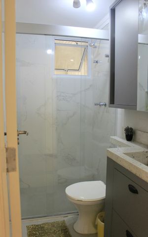 Apartamento à venda com 71m², 3 quartos e 2 vagasBanheiro social 
