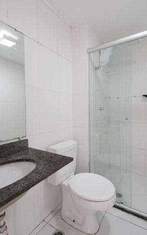 Apartamento para alugar com 34m², 1 quarto e 1 vagaBanheiro