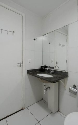 Apartamento para alugar com 34m², 1 quarto e 1 vagaBanheiro