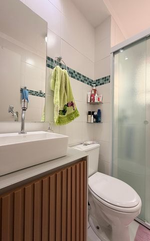 Apartamento à venda com 50m², 2 quartos e 1 vagaBanheiro Social