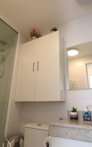 Apartamento à venda com 85m², 2 quartos e 1 vagaBanheiro social